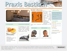 Tablet Screenshot of praxis-bastisch.de